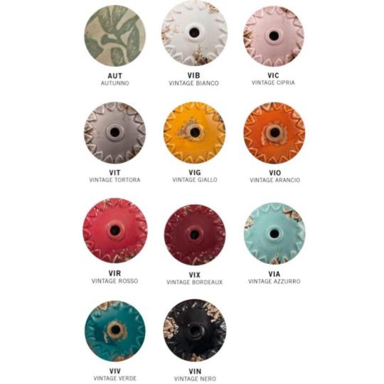 oranzova vintage retro zavesna lampa stropne osvetlenie kuchyna obyvacka jedalen stola nad rustikalna farebna klasicka keramika rucne vyrobena lameridiana lampy interierove farby.jpg